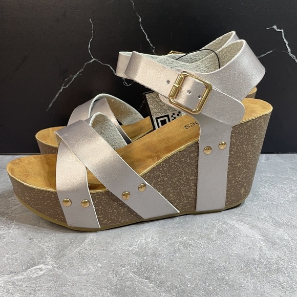 Daily Shoes Waverly-05 Metallic Purple Size 7m - Picture 3 of 12